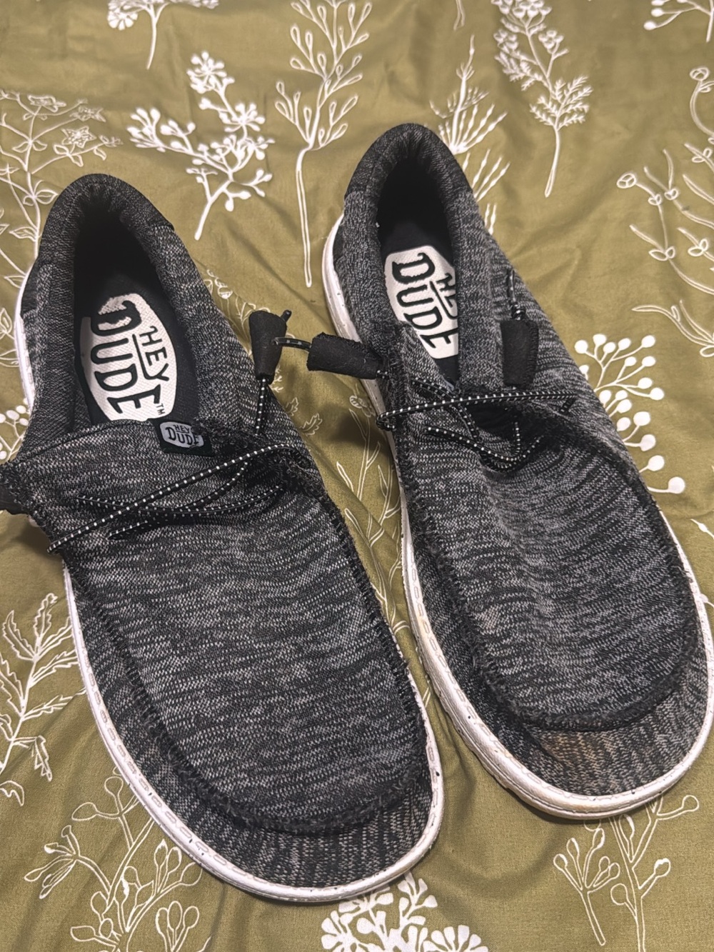 Hey Dude Men's Charcoal Gray
